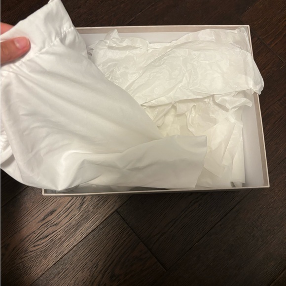 Jimmy Choo Gold Saeda 100 Heeled Sandals - Picture 4 of 4